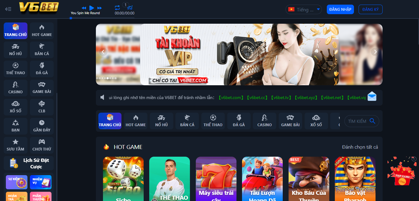 Sơ lược nhà cái cá cược V6BET