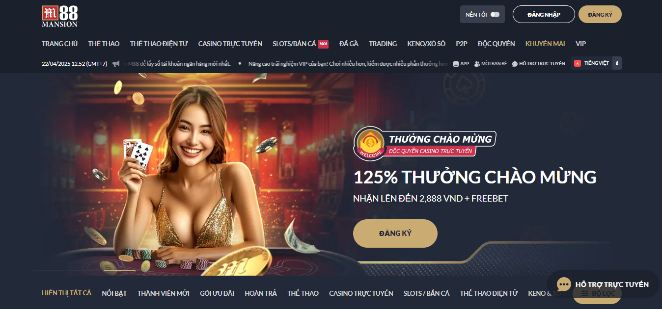 M88 – Top nhà cái tặng tiền miễn phí 2025