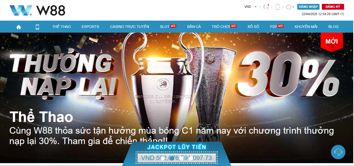 W88 – Nhà cái tặng tiền miễn phí uy tín đáng chơi